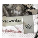 Breckenridge Vintage tapestry snowman jacket.Button front . Size Large Photo 3