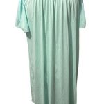 Vintage Miss Elaine Nylon Night Waltz Gown Short Sleeve Floral Trim Size 2X Size M Photo 5