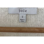 Joie  Dreolan Ivory Striped Sweater S Wool Alpaca Minimalist Coastal Parisian Photo 6