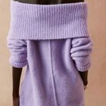 Banana Republic NWT Alpaca Violet Lilac Cowl Mock Oversized pullover Photo 1