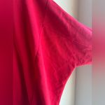 Zenana Outfitters  Bold Red CrewNeck Sweater Oversized S/M Photo 3