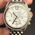 Michael Kors  MK5834 Pressley Chrono Bling Silvertone Stainless Steel 39mm Watch Photo 5