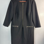 Ann Taylor  12 Classic Black Fitted Mini Dress - Funeral Photo 0