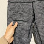Lululemon Wonder Under Gray/Black Full Length Leggings 6 Photo 3