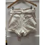 Expresses extra high rise shortie paper‎ bag shorts Photo 1