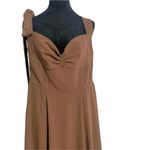 House Of CB Size Large Plus XL 14 - 16 Alicia Cocoa Midi Sundress $340 Photo 3