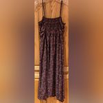 Urban Outfitters  Veronica Ruched Geo Print Midi Dress in Red Multi Size‎ Large Photo 8