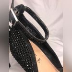 Luxe x JustFab Black Platform Stiletto Pump Rhinestone Ankle Strap Size 8 Photo 5