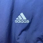 Adidas  Fleece Pullover Jacket Hood Hoodie Coat Winter Outdoor Pink Navy Sz Large Photo 8
