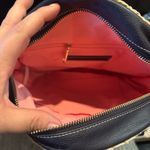 Talbots 100% Paper Straw Beige W-Blue Polyurethane Trim Satchel Bag Photo 8