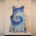 Tye dye surfside blue tank top size womens small Photo 2
