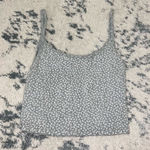 Brandy Melville  seafoam floral tank Photo 0