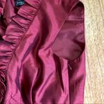 Jessica Howard NWT Red Sleeveless Ruched Ruffles Satin Cocktail Dress Holiday 4P Photo 3