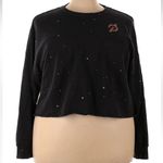 Peloton  Crewneck Pullover Show Up & Shine Plus Size 3X Crop Top Sweatshirt Photo 3