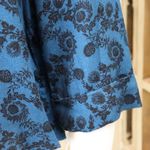 Urban Outfitters PIns & Needles Blue Black Floral Cropped Top Size XS New Photo 5