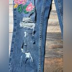 ZARA  Trafulac denim embroidered jeans size 6 Photo 9