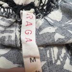 Raga  Black Patterned Shorts Cotton Size Medium Photo 3