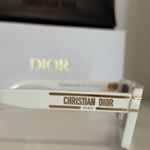 Christian Dior Dior White Sunglasses with Dark Lenses Photo 2