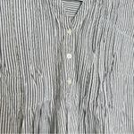 Pimkie  Striped Popover Shirt Blouse Women's Size Medium’s Size Medium Pintuck Photo 2