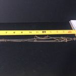 Lucky Brand Luck brand triple strand gold and bronze toned layering chain necklace Photo 6