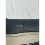 Womans Design By Alho Black Patten Leather Slip On Stilettos Platform Pumps 8 Photo 6