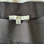CAbi pull on stretch knit criss cross waistband dress black pants size medium Photo 3