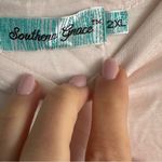Southern Grace Free Range Chicken Lace Sleeves Pink T Shirt 2XL Size XXL Photo 1