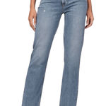 Abercrombie & Fitch Crossover Waist High Rise 90s Straight Leg Jean Short 25 / 0 Photo 0