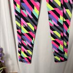 Victoria Sport Victoria’s Secret Sport Multicolor Neon Geometric Knockout Leggings Size Medium Photo 6
