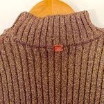 For Love & Lemons  Knitz Rose Gold Sparkle Sweater Dress Short Sleeves Size M Photo 8