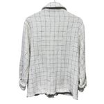 ZARA  Oversized Tweed‎ Shacket Overshirt Women XS Ivory Check Textured Oversized Photo 2