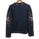 Vintage Cesarani Japan 100% wool paisley sweater Blue Size L Photo 1