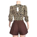 Reformation Nell Long Sleeve Blouse, Blitz, XS Photo 7