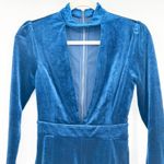 Windsor Womens Coquette Going Out Velvet Choker Plunge Cutout Romper Size S Photo 2