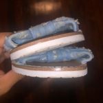 Kate Spade  Denim Bow Sasha Sandals 8.5 Photo 7