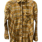 Free People  Plaid Long Sleeve Button Down Oversized Shirt Size XS Casual Cotton Photo 0