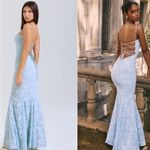 House Of CB  'Joan' Bluebell Lace Up Back Maxi Dress NWOT‎ Size S Photo 1