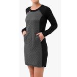 Smartwool  Dress Womens XS Black Gray Diamond Peak Quilted Pockets Merino Wool Photo 1