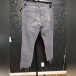 Current/Elliott Cropped Straight Gutter Release Hem Gray Jeans Photo 2