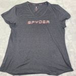 Spyder Active Power B Workout Gym Short Sleeve Stretch Gym Black Size XL Photo 0