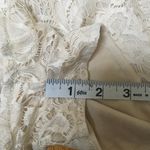 Nasty Gal Cream Lace Shorts size Small Photo 4