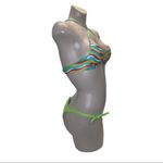 Recco brazilian green and striped bikini set NWT Photo 1