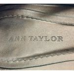 Ann Taylor Brown Suede Pumps Heels Shoes Leather Croc Straps Size 9M Career Photo 9