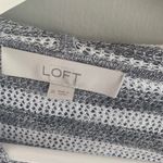 Loft Striped Knit Hoodie Top Photo 1