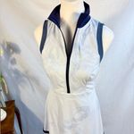 Pickletini Sleeveless Zip Front Athletic Pickleball/Tennis Dress Sz S💚 White Photo 4