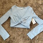 Better B. Blue Crop Top Photo 0