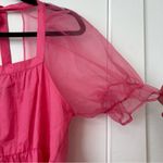 Tuckernuck Pomander Place Tinsley Top Women’s Bubblegum Pink Blouse Size M Photo 4