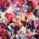 Torrid  size 2 2x multicolor floral twist front top short sleeve shirt bright fun Photo 10