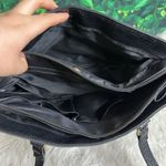 Bueno black faux leather snake style shoulder bag / purse Photo 15