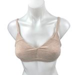 Alo Nude Beige Sleeveless Cutout Yoga Workout Athletic Sports Bra Top Size S Photo 0
